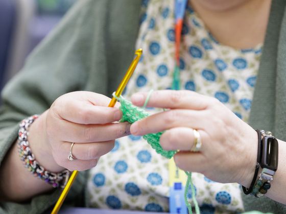 Crochet in progress