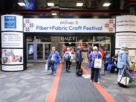 Festival entrance, Donald E. Stephens Convention Center