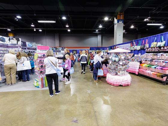 The marketplace on a festival day