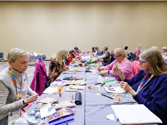 A workshop in session
